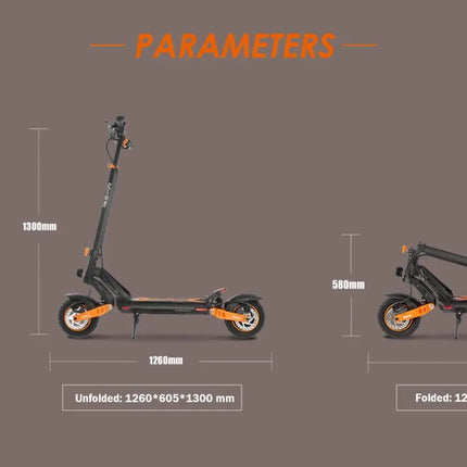 KuKirin G2 Max Scooter elettrico 48V 20Ah Batteria 70KM Gamma Kickscooter 1000W Potenza 55 km/h Velocità 10 "Pneumatici Escooter