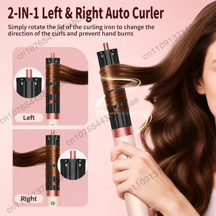 6-in-1 multifunction hair dryer, 110,000 RPM high-speed hair care ionic hair dryer quick drying, automatic curling styling tool