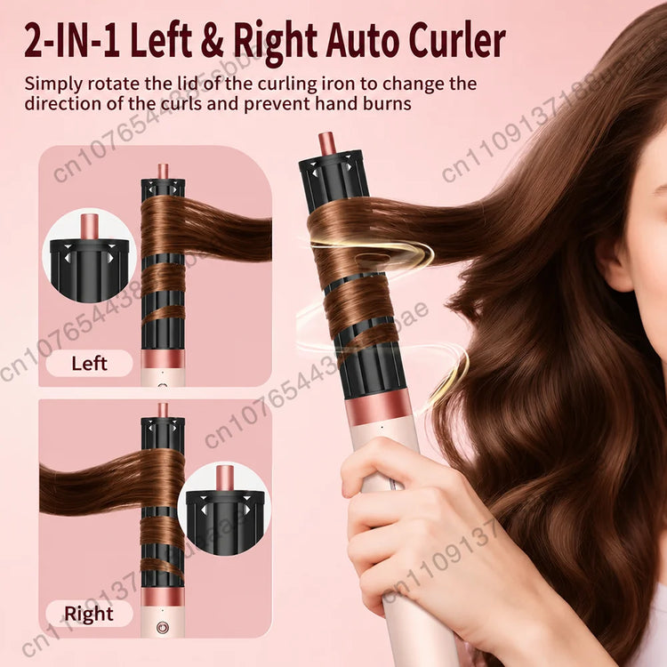 6-in-1 multifunction hair dryer, 110,000 RPM high-speed hair care ionic hair dryer quick drying, automatic curling styling tool
