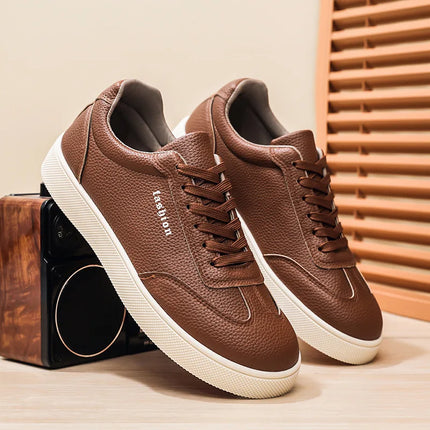 Casual Shoes Loafers British Leather Sneakers Flats Shoes Classic Men Leather Shoes Spring Summer New Trendy Designer Loafers