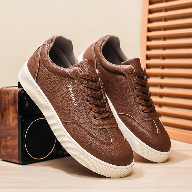 Casual Shoes Loafers British Leather Sneakers Flats Shoes Classic Men Leather Shoes Spring Summer New Trendy Designer Loafers