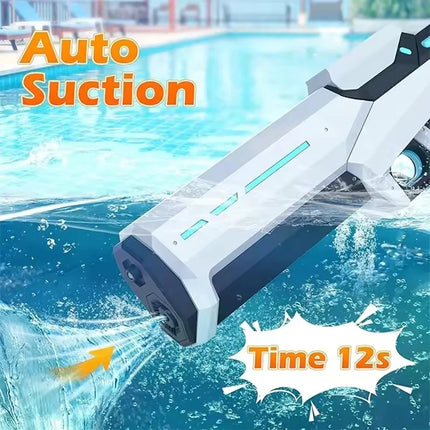Pistole ad Acqua Elettriche per Adulti, Potenti Spruzzi Automatici, Pistole ad Acqua con Serbatoio, Giocattolo Estivo per Bambini e Ragazzi