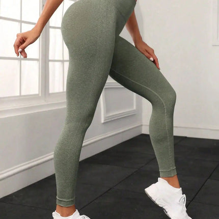 Seamless letter peach yoga pants, hip lifting yoga clothes, tight fitting high waisted sports and fitness pants for women PlatiNum