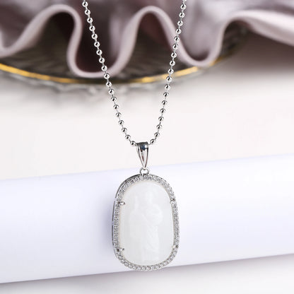 Oro/argento vendita calda stile religioso placcato oro St. Jude zircone collana pendente personalizzato per uomo donna regalo gioielli festa