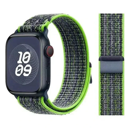 Cinturino in nylon per Apple Watch Ultra 3 49mm, bracciale iWatch 11 10 9 8 7 6 5 4 SE Sport NUOVO Design 42-46mm 45mm 44mm 41mm