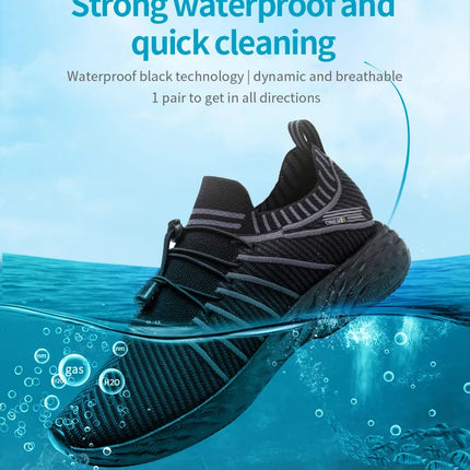 ONEMIX Nuove scarpe da corsa nere per uomo Sneakers da allenamento traspiranti impermeabili Scarpe sportive da trekking antiscivolo per esterni da uomo PlatiNum