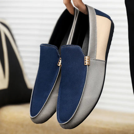 Scarpe casual da uomo primavera estate alla moda, traspiranti, slip-on, da guida, taglie grandi