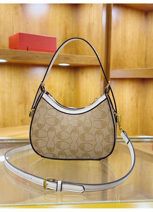 Borsa di lusso da donna 2026 Nuova borsa a tracolla diagonale a spalla singola stampata retrò in PU di alta qualità