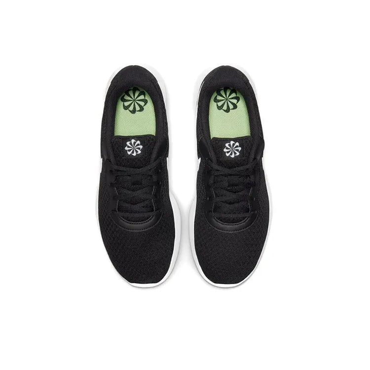 Nike Tanjun Breathable Low top Casual Shoes Women's Black White DJ6257-004
