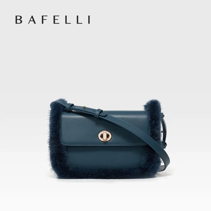 BAFELLI 2025 NUOVI BORSE DA DONNA MODA TENDITURA PELLE IN PELLE GENUINE MARCA DI LUSSO ORIGINALE DESIGNER Borsa a tracolla con tracolla