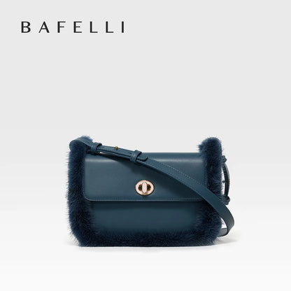 BAFELLI 2025 NUOVI BORSE DA DONNA MODA TENDITURA PELLE IN PELLE GENUINE MARCA DI LUSSO ORIGINALE DESIGNER Borsa a tracolla con tracolla
