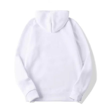 2026 Blue Rose Double Sided Print Hoodie Unisex Long Sleeve Pullover Casual Floral Streetwear Autumn Winter Hooded Sweatshirt