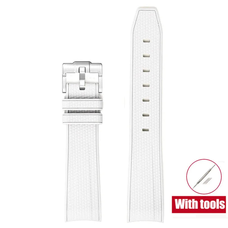 Cinturino in gomma per Swatch X Omega Joint MoonSwatch Cinturino sportivo impermeabile da 20 mm Cinturino con estremità curva in silicone per uomo donna platinumshop