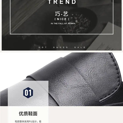 Mezze mocassini da uomo in pelle estiva pantofole mocassino Slides muli traspiranti per uomo Outdoor leggero Casual mezze scarpe 2023