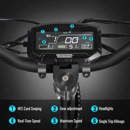 6000W Potente Scooter Elettrico 60V 38Ah Velocità Massima 85 km/h 100 km Gamma 11 '' Pneumatici Doppio Ammortizzante Pieghevole EScooter per Adulti