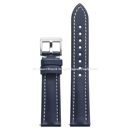 Cinturino per orologio in tela di nylon 18/19/20/21/22mm per Omega per Blancpain Sailcloth cinturino impermeabile cinturino da polso in pelle a sgancio rapido