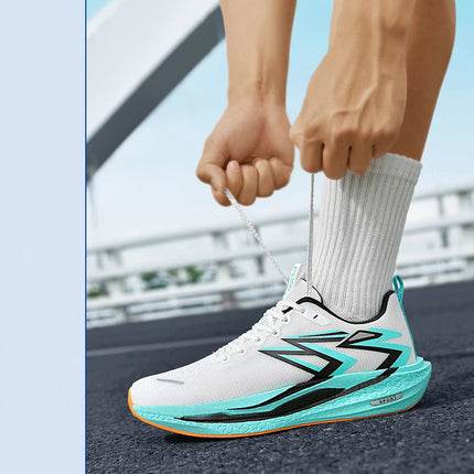 2026 NEW Men Sports Running Shoes Off Marathon Breathable Light Comfortable Women Athletic Sneakers Jogging Tenis Air Cushion PlatiNum