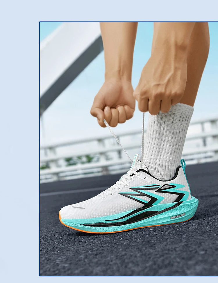 2026 NEW Men Sports Running Shoes Off Marathon Breathable Light Comfortable Women Athletic Sneakers Jogging Tenis Air Cushion PlatiNum