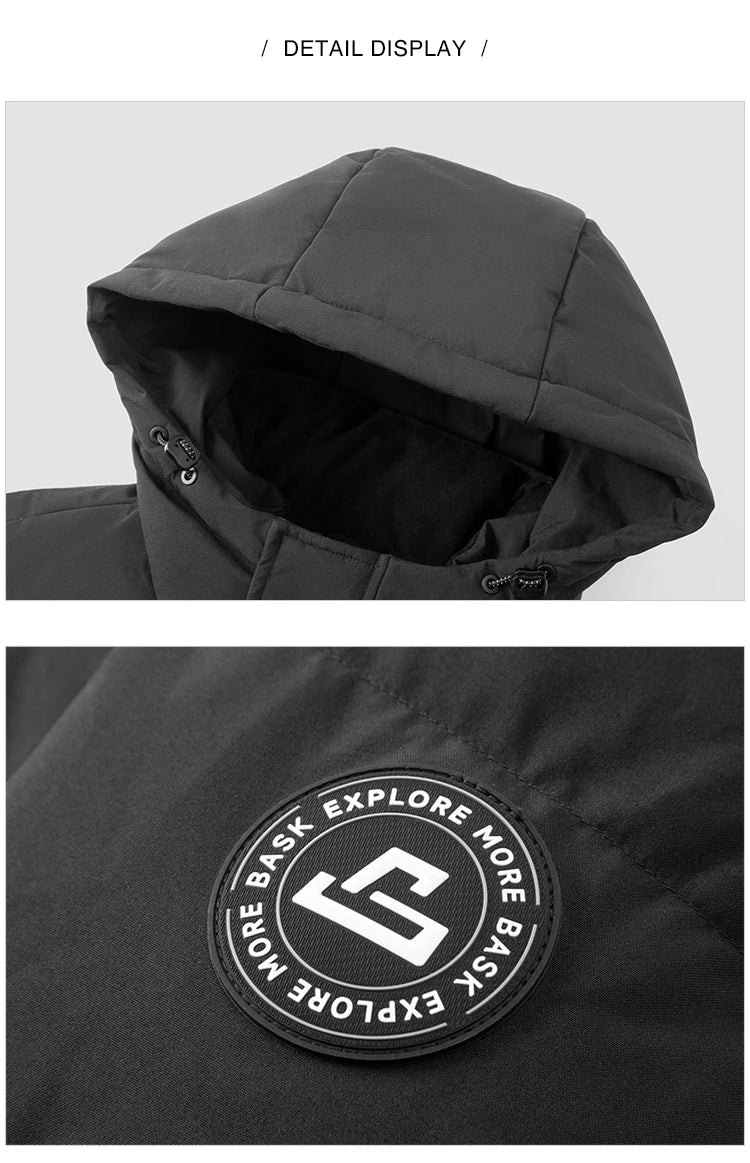 Semir Down Jacket Men 2026 Winter New Hooded Mid-Length Thick Versatile Coat