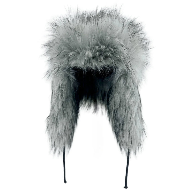 Y2K Fluffy Popular Russian Female Round Earflap Cap Faux Fur Winter Warm Hat For Women Faux Fox Raccoon Fur Beanies Bomber Gorra
