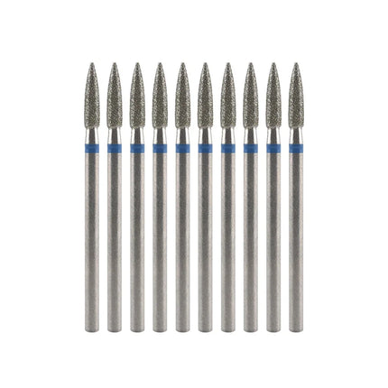 10Pcs Diamond Milling Cutter For Manicure Electric Nail Drill Bits Accessory Pedicure Machine Nail File Gel Remover Tool uñas Accesorios Y Herramientas