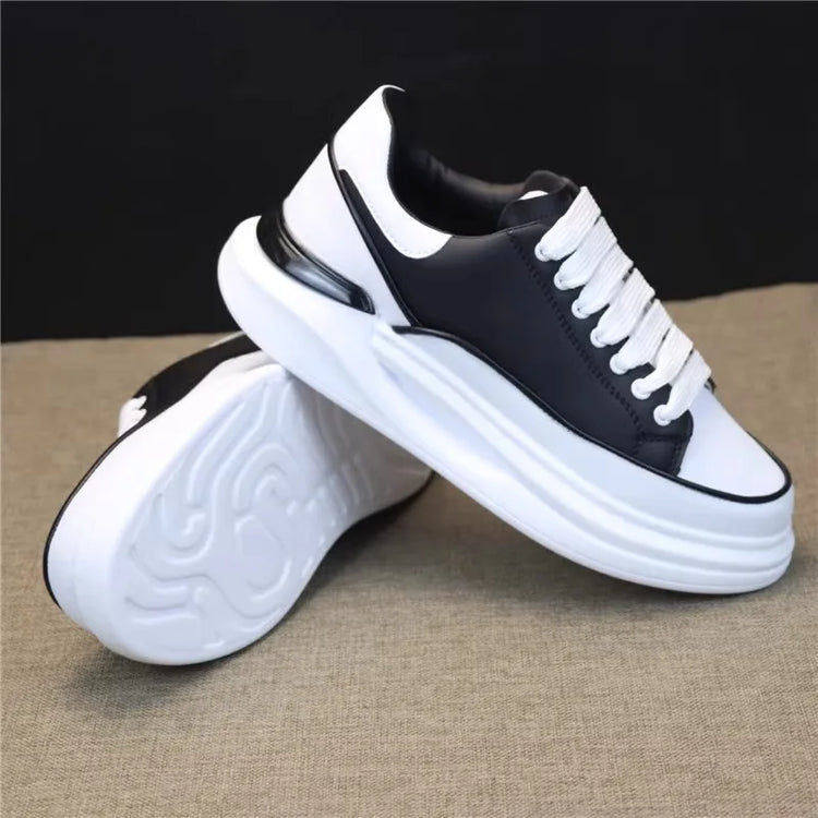Brand men's shoes 2027 autumn lace-up couples casual sports shoes trendy sneakers luxury sports tennis shoes running shoes