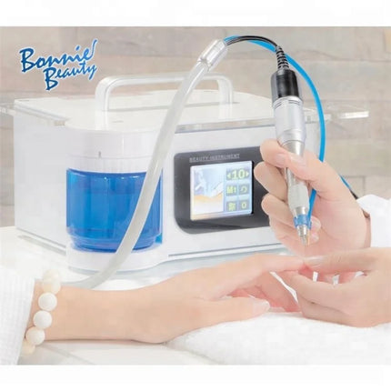 Nail Drill BonnieBeauty BE-M0108 Water Spray 15W 50/60Hz CE Certified Manicure Glazing Polishing Machine for Professional Salon Acrylic Gel Nail Art Equipment AC220V