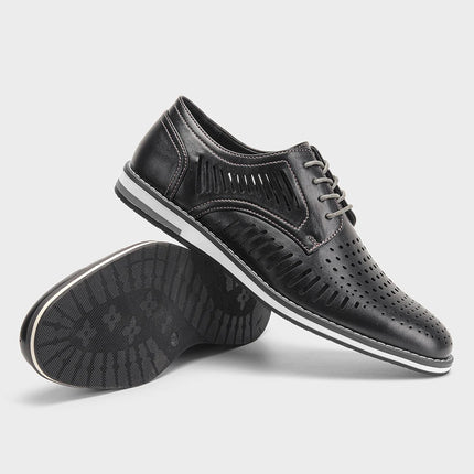 Leather loafer men fashion comfortable 2024 brand casual shoes men