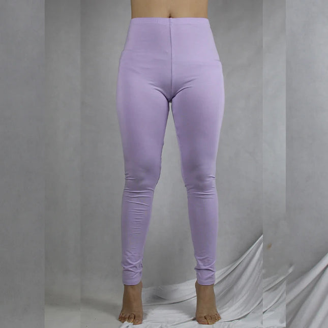 Solid Candy Color Leggings For Women 7XL 6XL 5XL Modal Cotton Large Size Ankle Legins Pants Grey Black White Pink Red Purple PlatiNum
