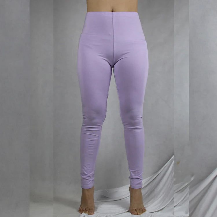 Solid Candy Color Leggings For Women 7XL 6XL 5XL Modal Cotton Large Size Ankle Legins Pants Grey Black White Pink Red Purple PlatiNum