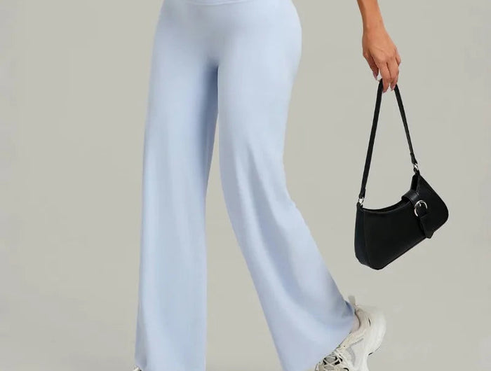 Women's Pilates Yoga Pants Sports Fitness Flared Peach Hip-lifting Leggings Outdoor Workout Training Running Casual Trousers PlatiNum