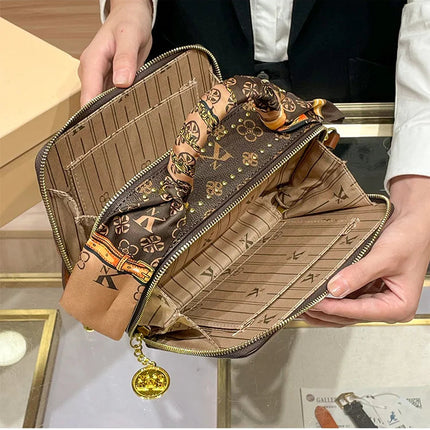 Brand Women's Bag 2025 New Style Light Luxury Western Style High Quality Handbag Designer Casual Versatile Crossbody Bag PlatiNum