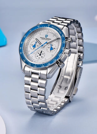Orologio da Polso PAGANI DESIGN di Lusso Blu alla Moda per Uomo, Cronografo Sportivo con Vetro Zaffiro AR e Quadrante Luminoso, Modello 2026