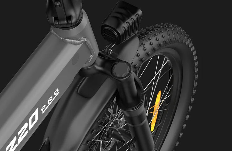 Biciclette Elettriche Pieghevoli PVY Z20 PRO EVO con Sensore di Coppia, 50N.m 250W 36V 14.5Ah Batteria per E-bike da Pendolarismo con App Intelligente