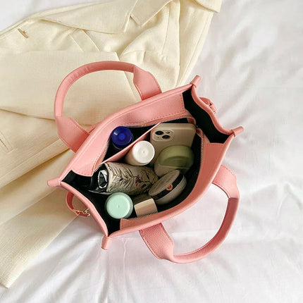 Sequins Top-Handle Bags Fashion PU Leather Shoulder Bag Large Capacity Travel Handbag Women Trendy Casual Satchel Tote Purse PlatiNum