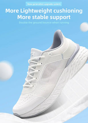 ONEMIX YUE SHUANG Running Shoes for Men Air Cushion Athletic Couple Trainers Sport Runner Shoes Outdoor Women Walking Sneakers PlatiNum
