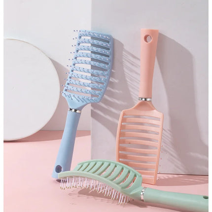 1pc anti-static massage brush  women's hair and scalp massage comb - straight hair professional tool Special for real hair wigs