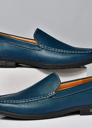 Calzature da uomo in pelle Slip on Office Man Scarpe formali Festa di nozze Scarpe eleganti da uomo Breath Driving Mocassini pigri Mocassini