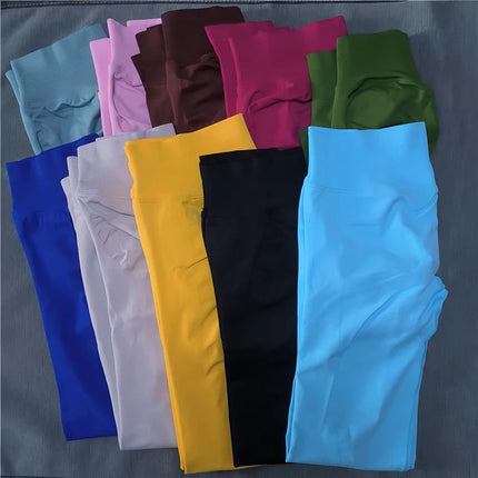 Seamless Sporty Leggings High Elastic Yoga Leggings Fitness Pants Butt Lifting Tights Tummy Control Squat Proof Workout Tights PlatiNum