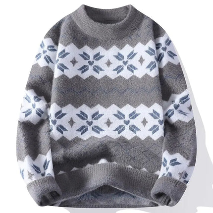 Winter Sweaters for male men thick O-neck sweater men Student youth sweaters autumn Men's wool Casual Knitwear Pullover