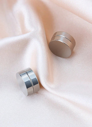 1/16 paia di orecchini a bottone magnetici da uomo in acciaio inossidabile con croce Non penetrante orecchini a cerchio Unisex CZ Magnet Clip on Earring platinumshop