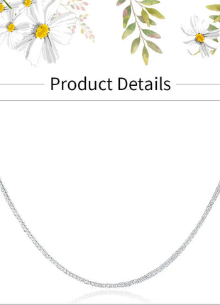 925 Sterling Silver 2MM 40-75cm Side Chain Necklace Men Women Charm Wedding Party Gift Jewelry Christmas Accessories PlatiNum