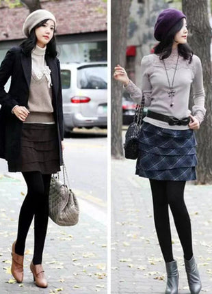 High-quality Sheep Hot Sales Leggings Women Autumn Winter Wool Long Elastic Ladies Fashionable Versatile Basic Style Warm Pants PlatiNum