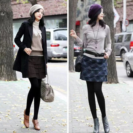 High-quality Sheep Hot Sales Leggings Women Autumn Winter Wool Long Elastic Ladies Fashionable Versatile Basic Style Warm Pants PlatiNum