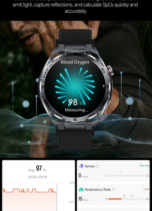 Nuovo Smartwatch 2026 con Analisi del Grasso Corporeo ECG+PPG, Acido Urico, Pressione Sanguigna, Ossigeno nel Sangue, Chiamate Bluetooth, Orologio Sportivo Intelligente per Uomini e Donne platinumshop
