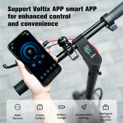 Monopattino Elettrico iScooter W6 10 Pollici 500W per Adulti, E-Scooter 36V 10.5Ah, Velocità 35km/h, Supporto APP, Autonomia 30km, Monopattini Elettrici Urbani