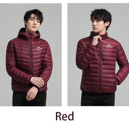 Naturehike Autumn Winter New Jacket Upgrade Ultra Dry Duck's Down Jacket Man Outdoor Camping Coat Ultralight Hiking Jackets