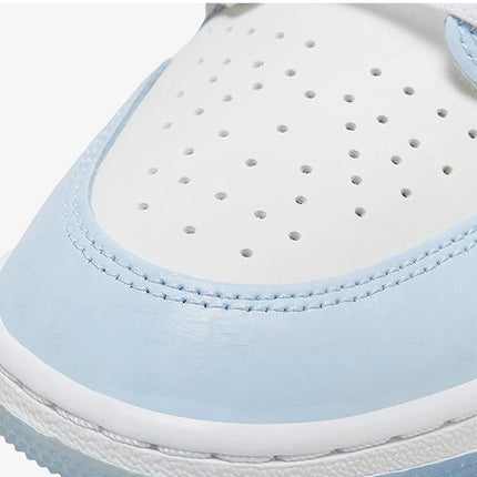 Scarpe casual Nike originali Air Jordan 1 Mid SE GS da donna per bambini grandi FQ9117-400 platinumshop