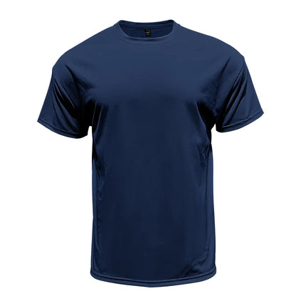 Fashionable New Summer Style T-shirt and Versatile Solid Color Shorts Set, a Casual and Sporty Men's Outfit