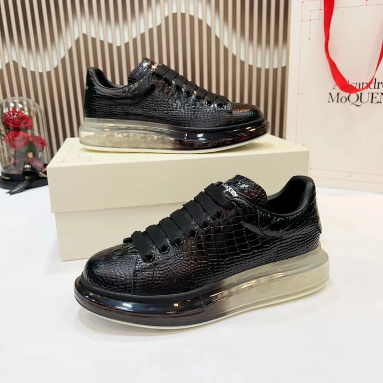 Handcrafted Leather Casual Sneakers Man Platform Trainers Unisex Originality Flat Loafers Men's Footwear